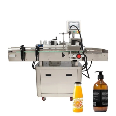 Runde Flasche Glasflasche Aufkleber Etikett Automatische Etikettierungsmaschine für Lebensmittelgetränke