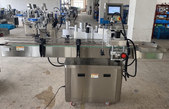 Runde Flasche Glasflasche Aufkleber Etikett Automatische Etikettierungsmaschine für Lebensmittelgetränke