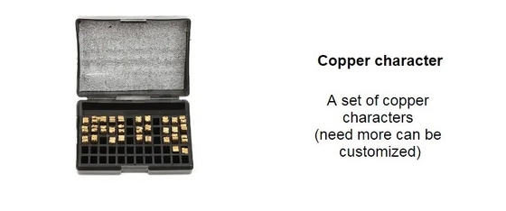Portable Hand Press Ribbon Coding Machine für 220V 50/60Hz Spannung und 2*4mm Partikelgröße