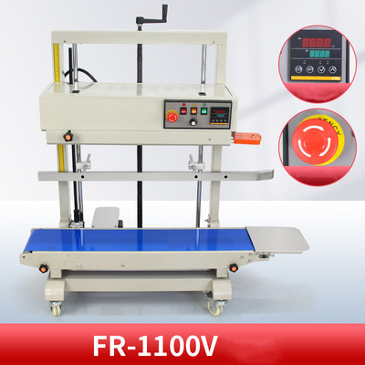 1243*580*1228mm FR-1100V Vertikale Bandversiegelungsmaschine für Plastiktüten für Lebensmittel