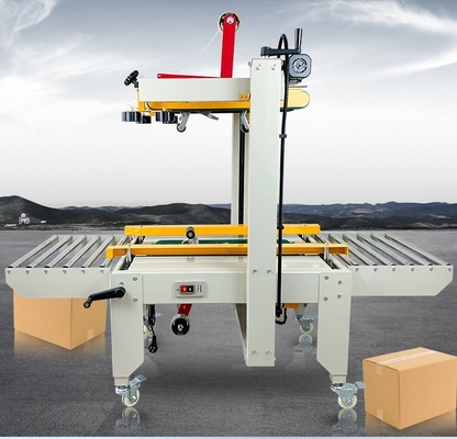 FXJ6050 Halbautomatische Kartonversiegelungsmaschine Verdichter für Papierverpackungsmaterial