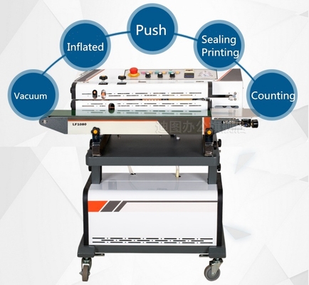 85 kg LF1080 kommerzielle Banddichtmaschine mit Vakuumdichtungsgerät 220V/50HZ