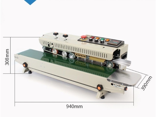 110V/220V 50-60HZ Kunststoffbeutel Soild Ink Continuous Band Sealer für einen einfachen Versiegelungsprozess