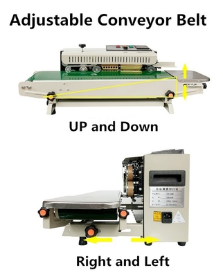 Kunststoffverpackungsmaterial Automatische Dichtmaschine Modell kontinuierliche Dichtmaschine für 220V
