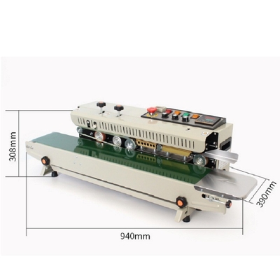 Automatische Plastiktüten Kontinuierliche Bandversiegelungsmaschine mit Datumsdruck 908*392*292mm