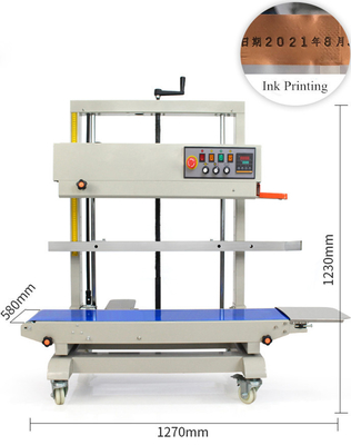 FR-1200V elektrisch angetriebene vertikale kontinuierliche Beutelversiegelungsmaschine für PE- und dicke Beutel