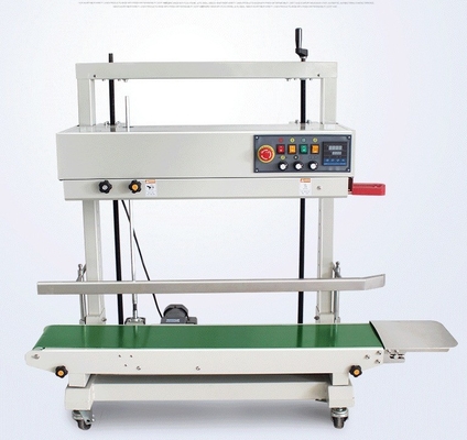 Elektrisch angetriebener 40 KG kontinuierlicher vertikaler Beutelversiegelungsmaschine Bandversiegeler