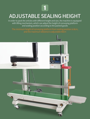 Hochlastfähiger vertikaler Beutelversiegeler CE-zertifizierter einfacher Betrieb 1243*580*1228MM