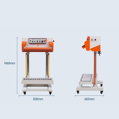 50 kg maximale Ladekapazität Pneumatischer vertikaler Versiegler für die Verpackung und Konservierung im Einzelhandel