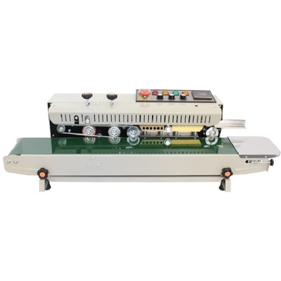 Temperaturkontrolle 0-300 Grad Horizontale Plastikfolie-Taschen Wärmesiegelmaschine 770W
