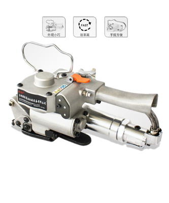 geeignete Breite 13-25 mm Pneumatische PET-Gürtelmaschine mit Reibungsschweißdichtung