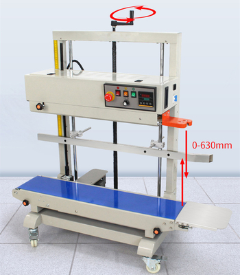 12 mm Dichtungsbreite Vertikalbanddichter mit Coding Temperaturkontrollbereich 0-300°C