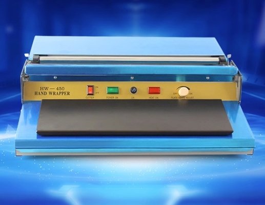220V / 50HZ Mini-Kunststoff-Stretch-Cling-Film-Handwickler-Siegelmaschine für Lebensmittelfrüchte