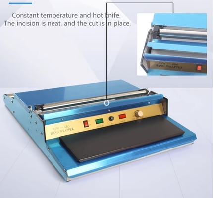 220V / 50HZ Mini-Kunststoff-Stretch-Cling-Film-Handwickler-Siegelmaschine für Lebensmittelfrüchte