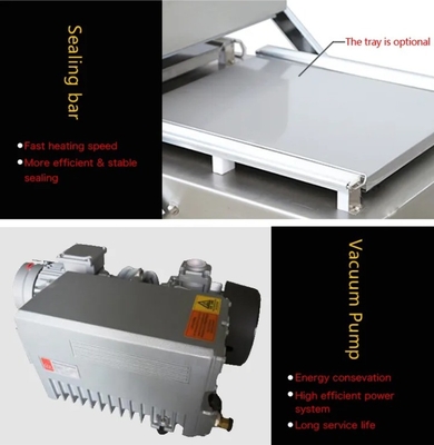 Taschenverpackung Automatische Doppelkammer Aluminiumfolie Vakuumdichtungsmaschine Vorteil