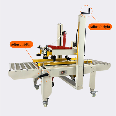 FXJ-6050 Halbautomatische Kartonbox-Falt- und Klebebandmaschine Die ideale Wahl für die Verpackung