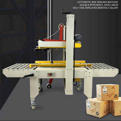 FXJ-6050 Halbautomatische Kartonbox-Falt- und Klebebandmaschine Die ideale Wahl für die Verpackung