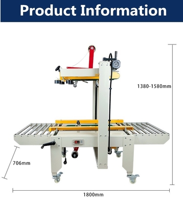 FXJ-6050 Halbautomatische Kartonbox-Falt- und Klebebandmaschine Die ideale Wahl für die Verpackung