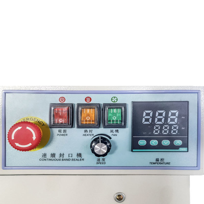 50 kg Max-Last-Gewicht Kontinuierlicher Banddichter FR-1120L Vertikaler Schwerlastdichter aus Kunststoff