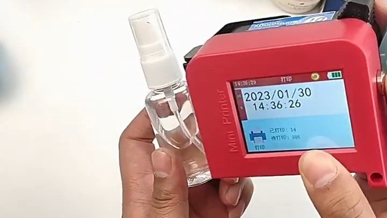 Mini Handheld Inkjet Flasche Druckmaschine für 12mm Druckhöhe und 240*120*97mm