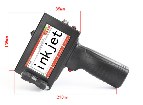 Einfache Bedienung 12.7mm Handheld Inkjet Drucker mit langer Lebensdauer und 0,89 KG Gewicht