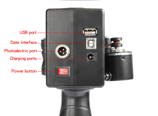 Einfache Bedienung 12.7mm Handheld Inkjet Drucker mit langer Lebensdauer und 0,89 KG Gewicht