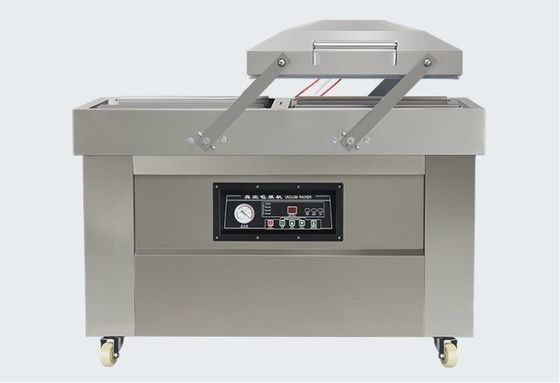 Elektrisch angetriebene DZ-500/2SB automatische Doppelkammer-Vakuumverpackungsmaschine für Textilien