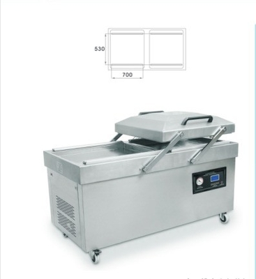 Elektrisch angetriebene DZ-500/2SB automatische Doppelkammer-Vakuumverpackungsmaschine für Textilien