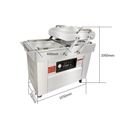 DZ-600/2SB Doppelkammer-Groove-Lebensmittelsparer kommerzieller Pump-Vakuumsiegel für Verpackungen
