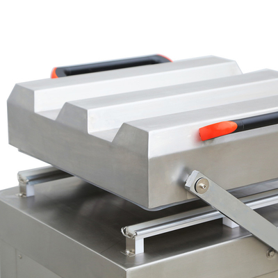 Doppelkammern 750*620*100mm Kammergröße Vakuumversiegelungsmaschine für Lebensmittel Fleischbohnen