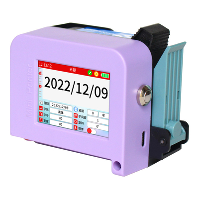 Verfallsdatum Logo Portable Drucker 2-12.7mm Höhe Rote Tinte 50M/MIN Druckgeschwindigkeit
