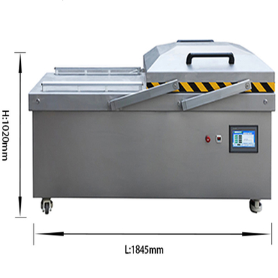Industrielle große Kammern Vakuumpacker 1600X810X990mm Für Tee Fleisch Reis Nahrungsmittel Fisch