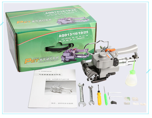 Halbautomatische Pneumatische PP/PET-Band-Bindmaschine für Kartonverpackungen mit 3,0A-Kapazität