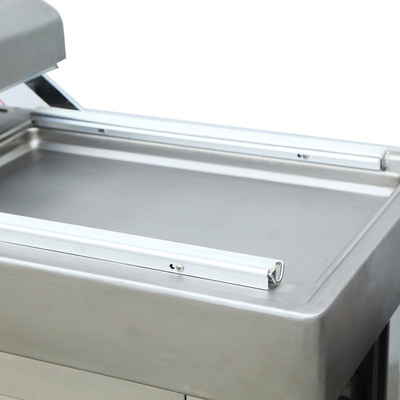 DZ-600 2SB Halbautomatische Doppelrohr-Vakuumpakemaschine mit Motorleistung 2000W
