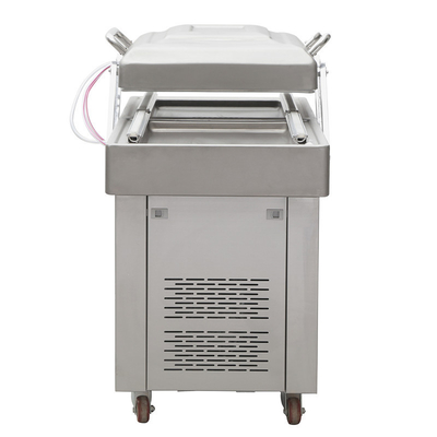 DZ-600 2SB Halbautomatische Doppelrohr-Vakuumpakemaschine mit Motorleistung 2000W