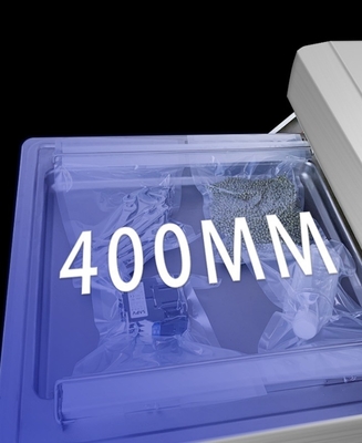 Industrie-Hühner-Doppelvakuum-Kammer-Dichtemittel für Beutel Verpackung 10 mm Dichtungsbreite