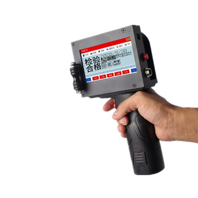 40 m/min Druckgeschwindigkeit Handheld Inkjet-Drucker für Chargenummer und Verfallsdatumsstempel
