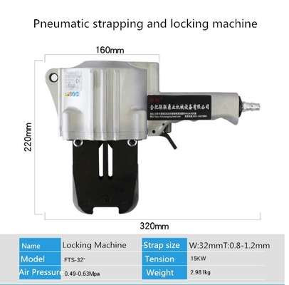 Bauleistungswerkzeug für Kartonengurt mit einer Festigkeit von 15KN Halbautomatik