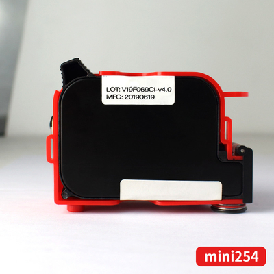 Handheld Inkjet-Drucker mit gekrümmter Oberfläche mit 12,7 mm Bearbeitungsbildschirm Druckgeschwindigkeit 50M/MIN