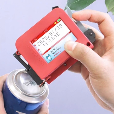 Solvent Ink Mini Handheld Pocket Inkjet Drucker für Plastiktüten Datum Barcode QR Code 3 KG
