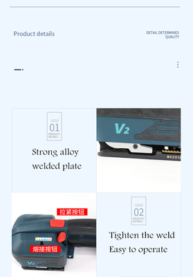 Bestseller Ein-Teil-Batterie-betriebene Strapping-Maschine Elektro-Plastik-Strapping-Tool