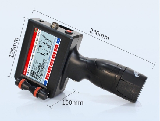 Definition Handheld Inkjet-Drucker mit großem Bildschirm und schwarzer Druckfähigkeit