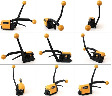 Einfache Bedienung Mini Handheld Strapping Machine für Lebensmittel Süßigkeiten Snack Schokolade Verpackung
