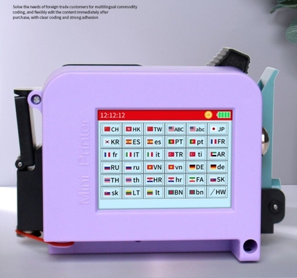 Portable Handheld Inkjet-Drucker mit Mini-intelligenten Betrieb 105*72*49 Abmessungen