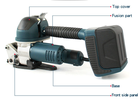 Handheld elektrische Strapping-Maschine angetrieben durch Batterie-Ladegerät 90mins Banding-Tools