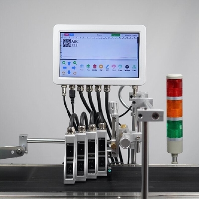 Mehrsprachige 10 Zoll Online Qr Code Batch Code Inkjet Druckmaschine mit einfacher Bedienung