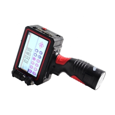 Tintaufdruckmaschine 42 ml Schnelltrockene Lösungsmittelfarbe 1-6 Zeilen Portable Hand Intelligent Date Code Definition LED-Bildschirm