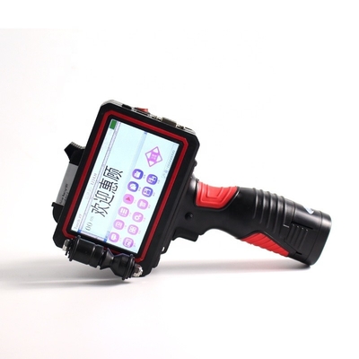 Tintaufdruckmaschine 42 ml Schnelltrockene Lösungsmittelfarbe 1-6 Zeilen Portable Hand Intelligent Date Code Definition LED-Bildschirm