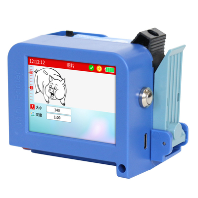 Mini 130 tragbarer Handheld-Thermal-Tij-Tintenstrahl-Coder für Papier-Kunststoff-Holz-Metallglas