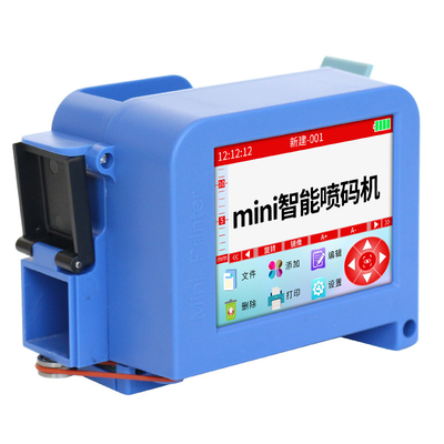 220x130x50mm Smart Portable Mini Thermal Printer mit schwarzer Lösungsmittel Tintenpatrone